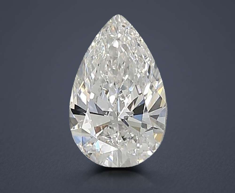 0.71 Carat Pear Lab Diamond