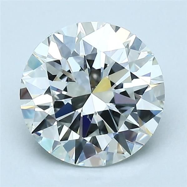 2.03ct H VS2 Rare Carat Ideal Cut Round Diamond