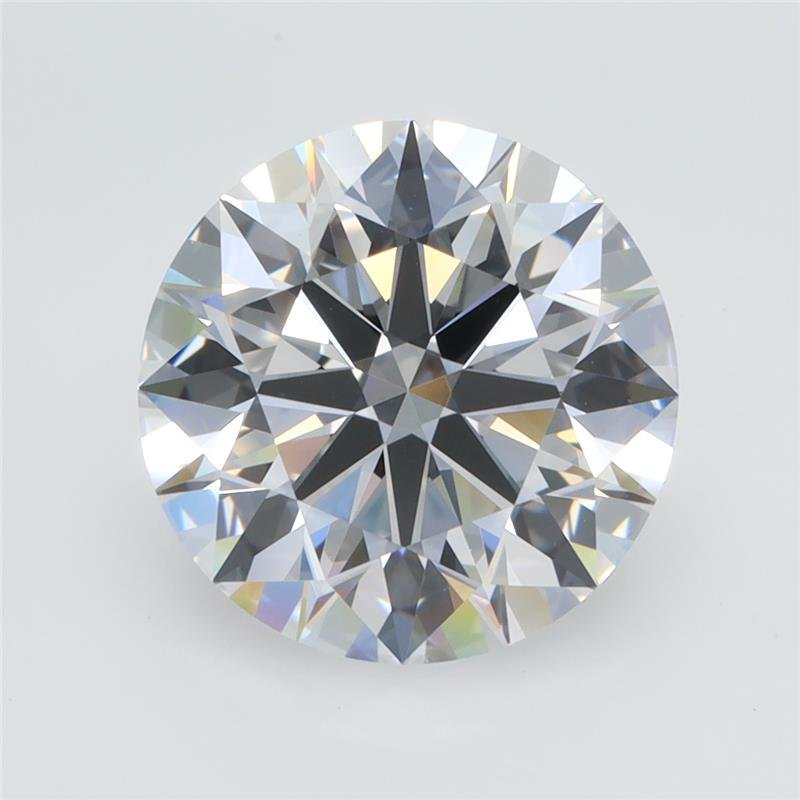 3.78ct D VVS2 Rare Carat Ideal Cut Round Lab Grown Diamond