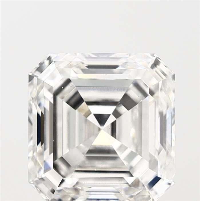 4.01ct F VS2 Rare Carat Ideal Cut Asscher Lab Grown Diamond