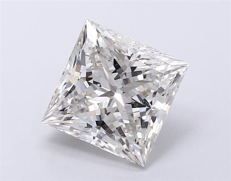 3.55ct H VS2 Rare Carat Ideal Cut Princess Lab Grown Diamond