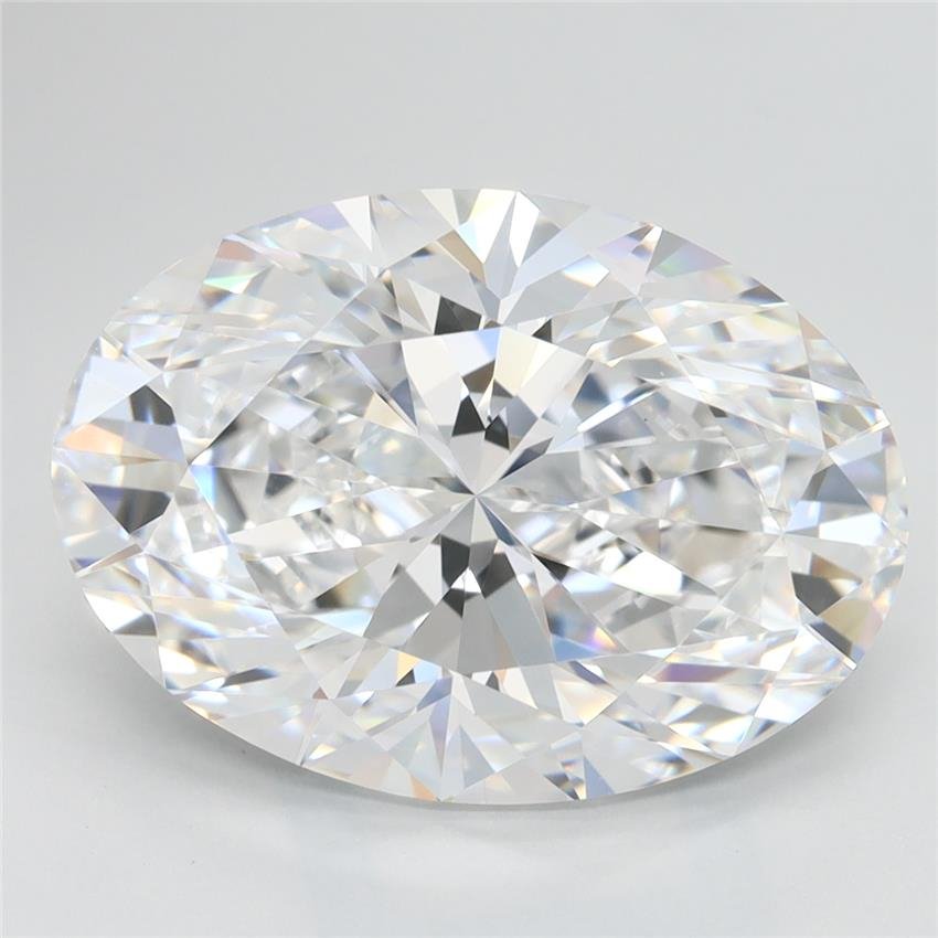 7.07ct H VVS2 Rare Carat Ideal Cut Oval Lab Grown Diamond