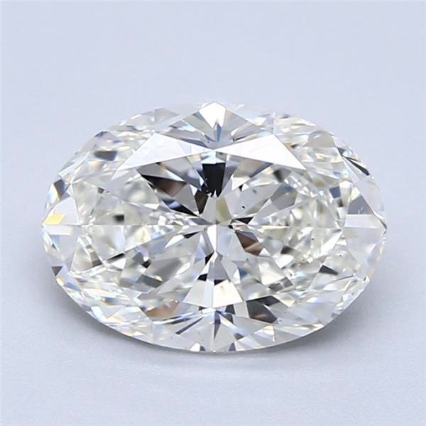 1.87ct I VS2 Rare Carat Ideal Cut Oval Diamond