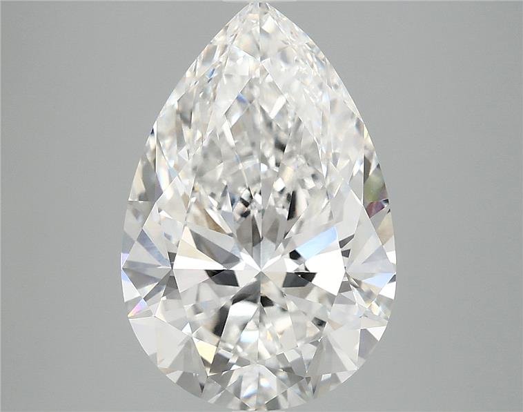5.00 Carat Pear Lab Diamond