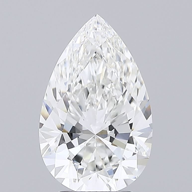 3.96 Carat Pear Lab Diamond