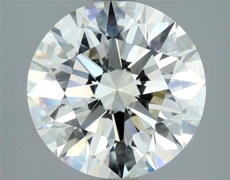 3.01ct K VVS2 Rare Carat Ideal Cut Round Diamond