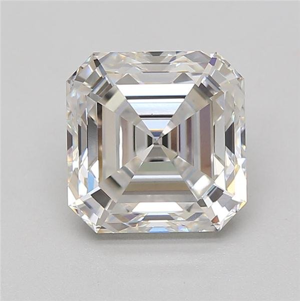 4.02ct F VS1 Rare Carat Ideal Cut Asscher Lab Grown Diamond
