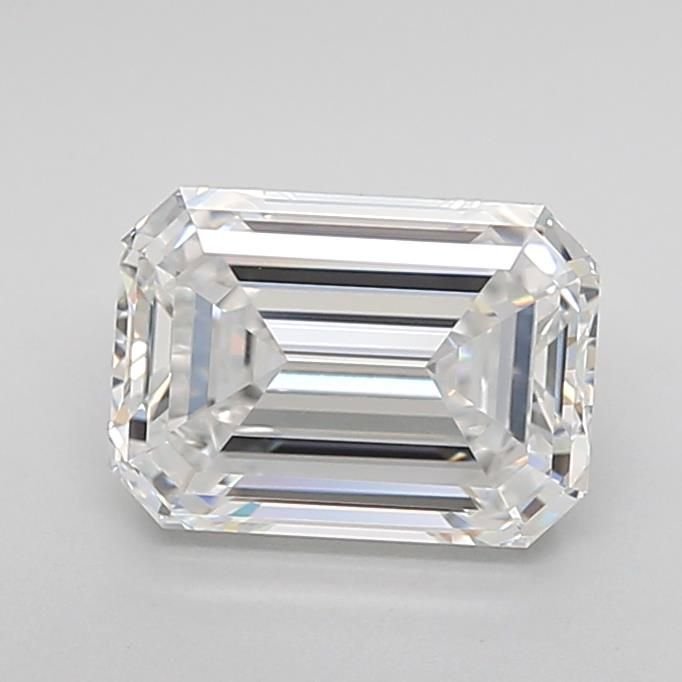 1.72ct D VS1 Rare Carat Ideal Cut Emerald Lab Grown Diamond
