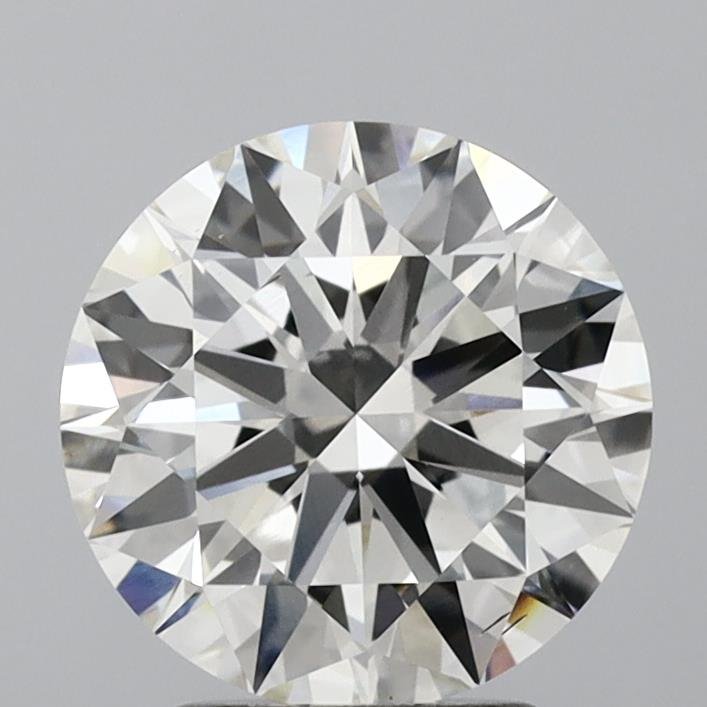 2.70ct H SI1 Excellent Cut Round Lab Grown Diamond