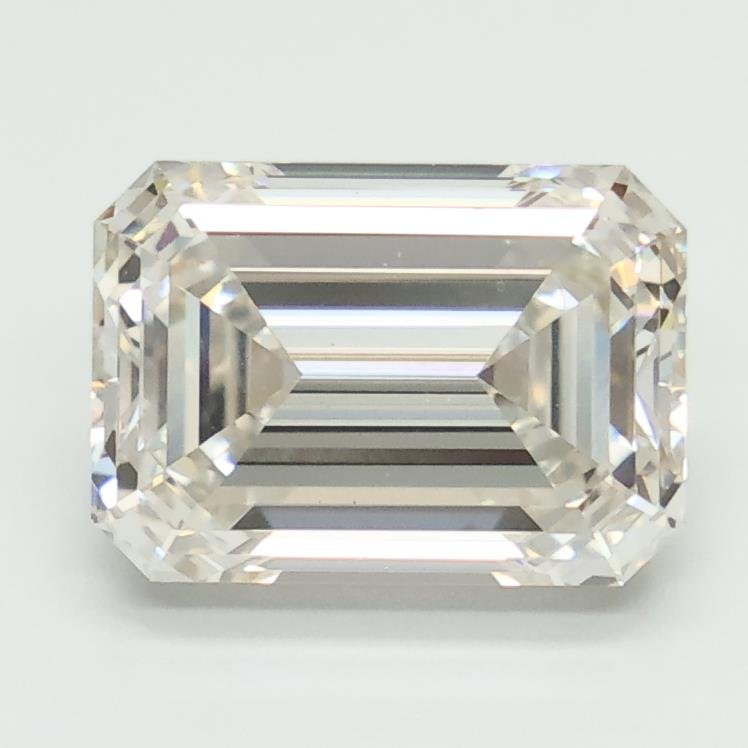 3.04ct G VS1 Rare Carat Ideal Cut Emerald Lab Grown Diamond