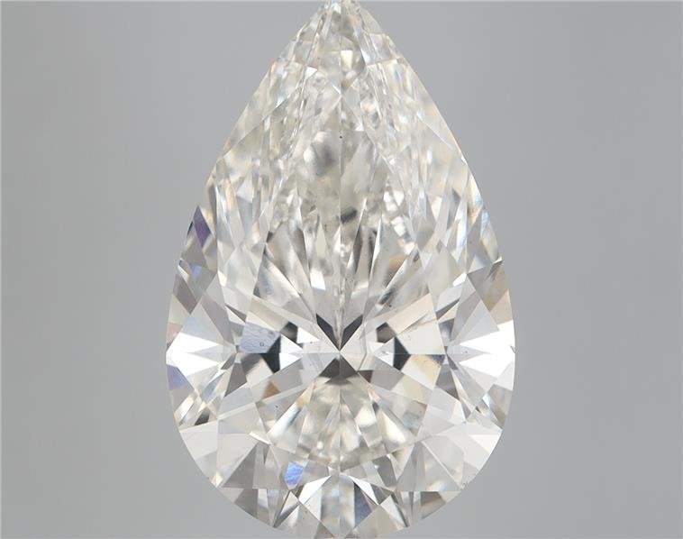 7.24ct H VS2 Rare Carat Ideal Cut Pear Lab Grown Diamond