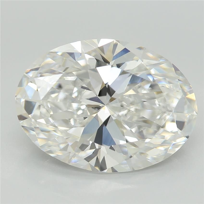 5.29ct E VVS2 Rare Carat Ideal Cut Oval Lab Grown Diamond