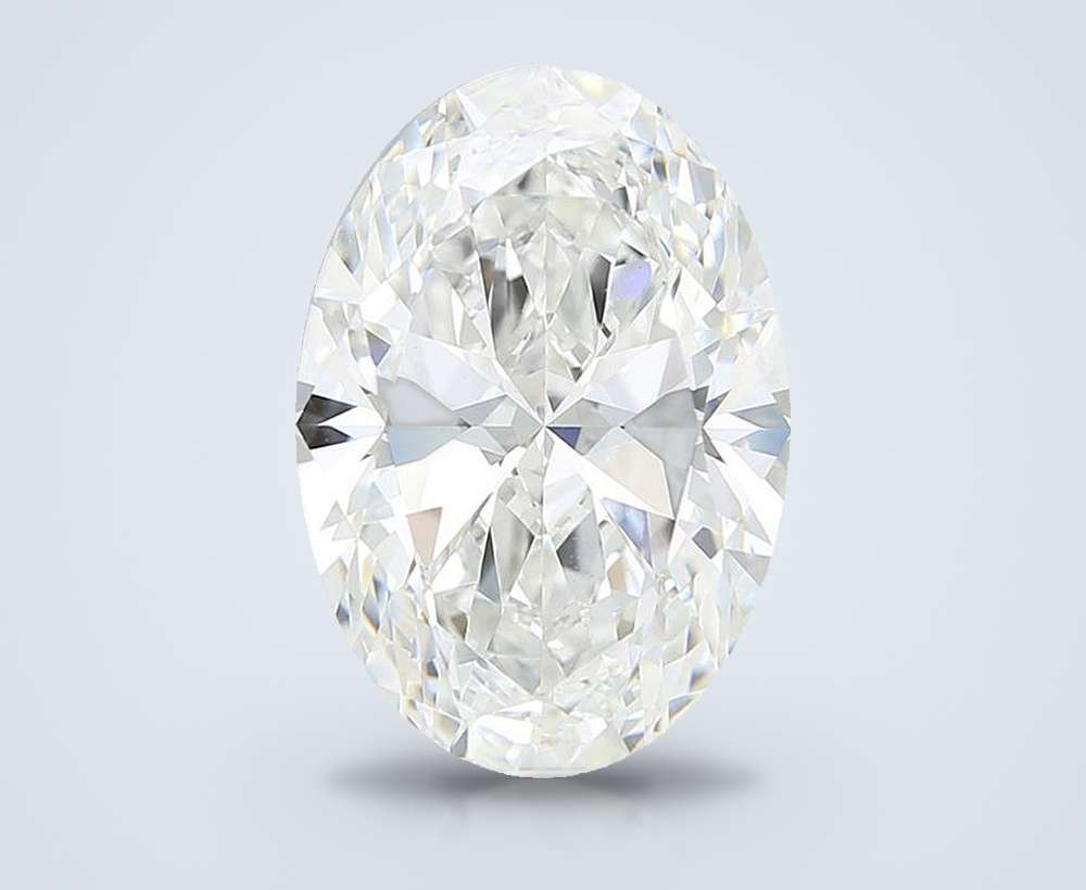 6.91 Carat Oval Lab Diamond