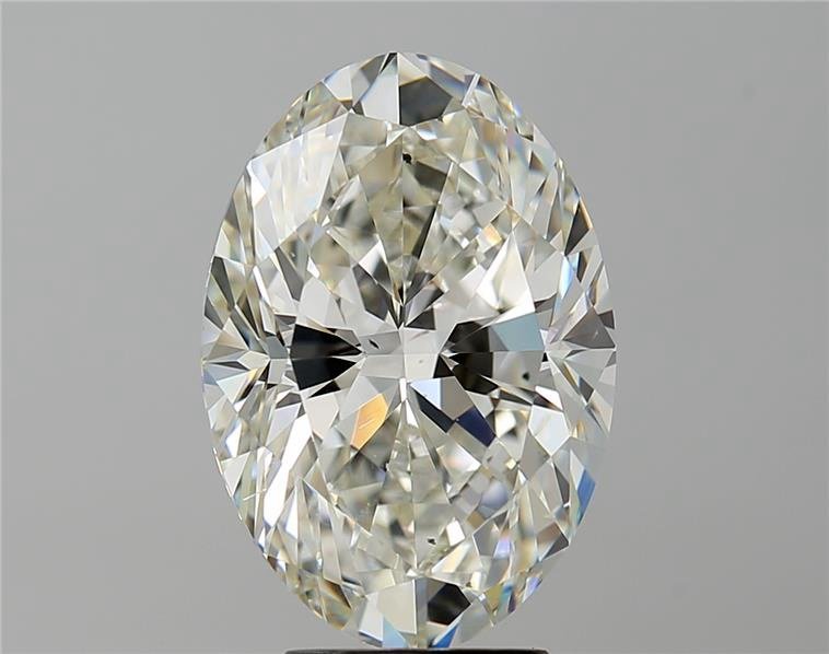 5.04ct J VS2 Very Good Cut Oval Diamond