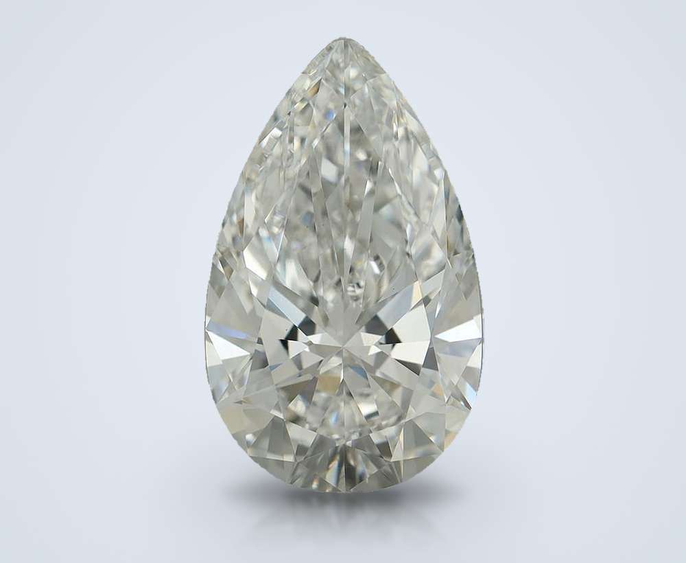 4.52 Carat Pear Lab Diamond