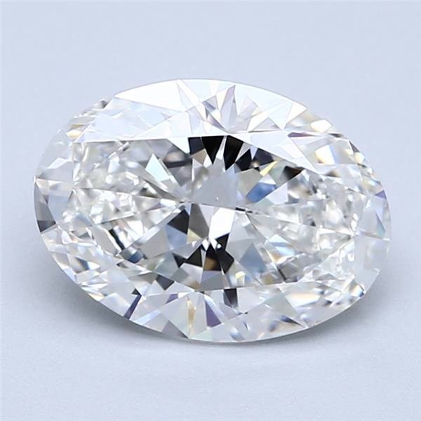 2.00ct G VS2 Rare Carat Ideal Cut Oval Diamond