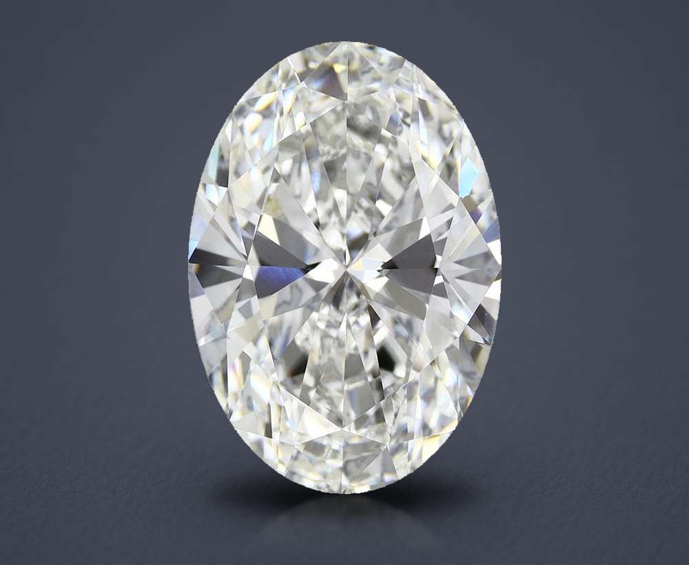 7.56 Carat Oval Lab Diamond