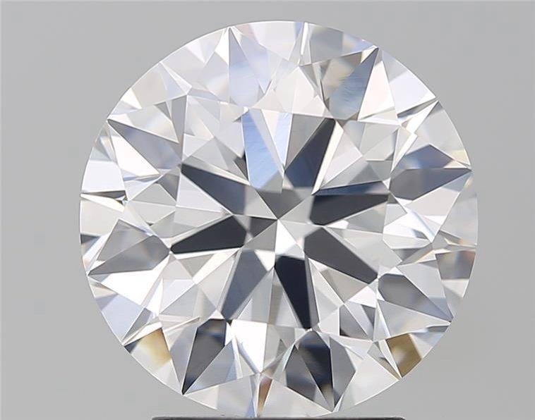 3.26ct D VVS2 Rare Carat Ideal Cut Round Diamond