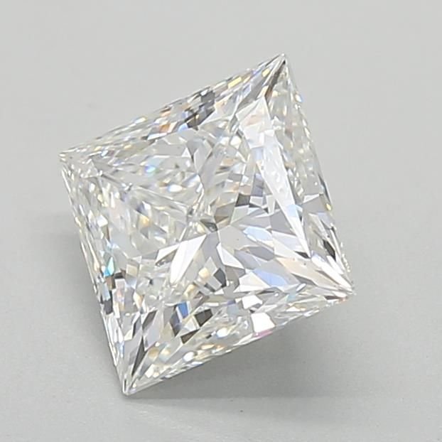 2.08ct E VS1 Rare Carat Ideal Cut Princess Lab Grown Diamond