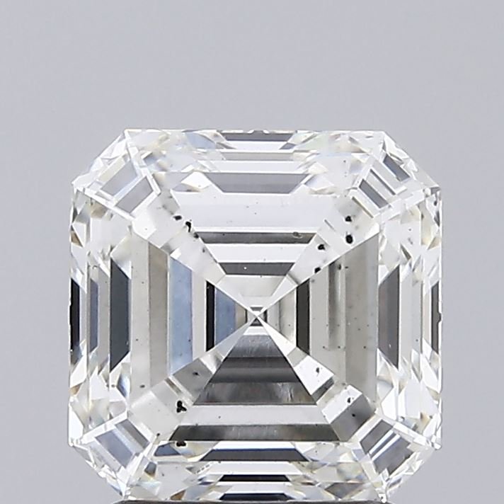 2.08ct G SI1 Rare Carat Ideal Cut Asscher Lab Grown Diamond