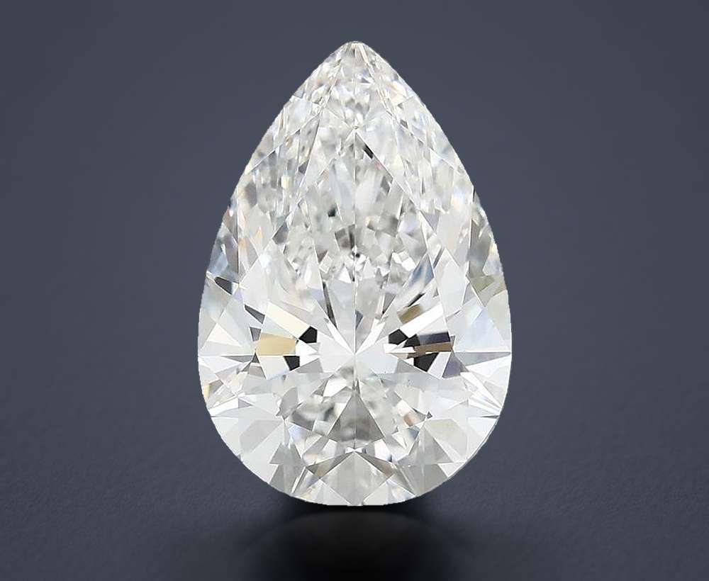 3.91 Carat Pear Lab Diamond