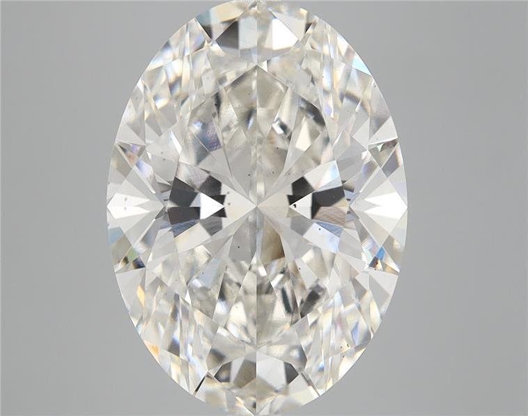 6.37ct H VS2 Rare Carat Ideal Cut Oval Lab Grown Diamond