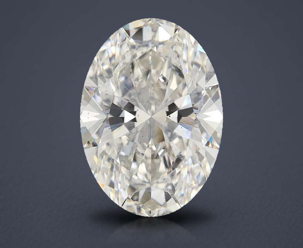 6.37 Carat Oval Lab Diamond