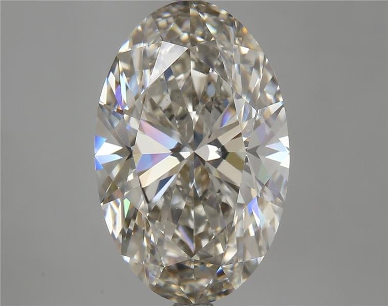 5.37ct I VS1 Rare Carat Ideal Cut Oval Lab Grown Diamond