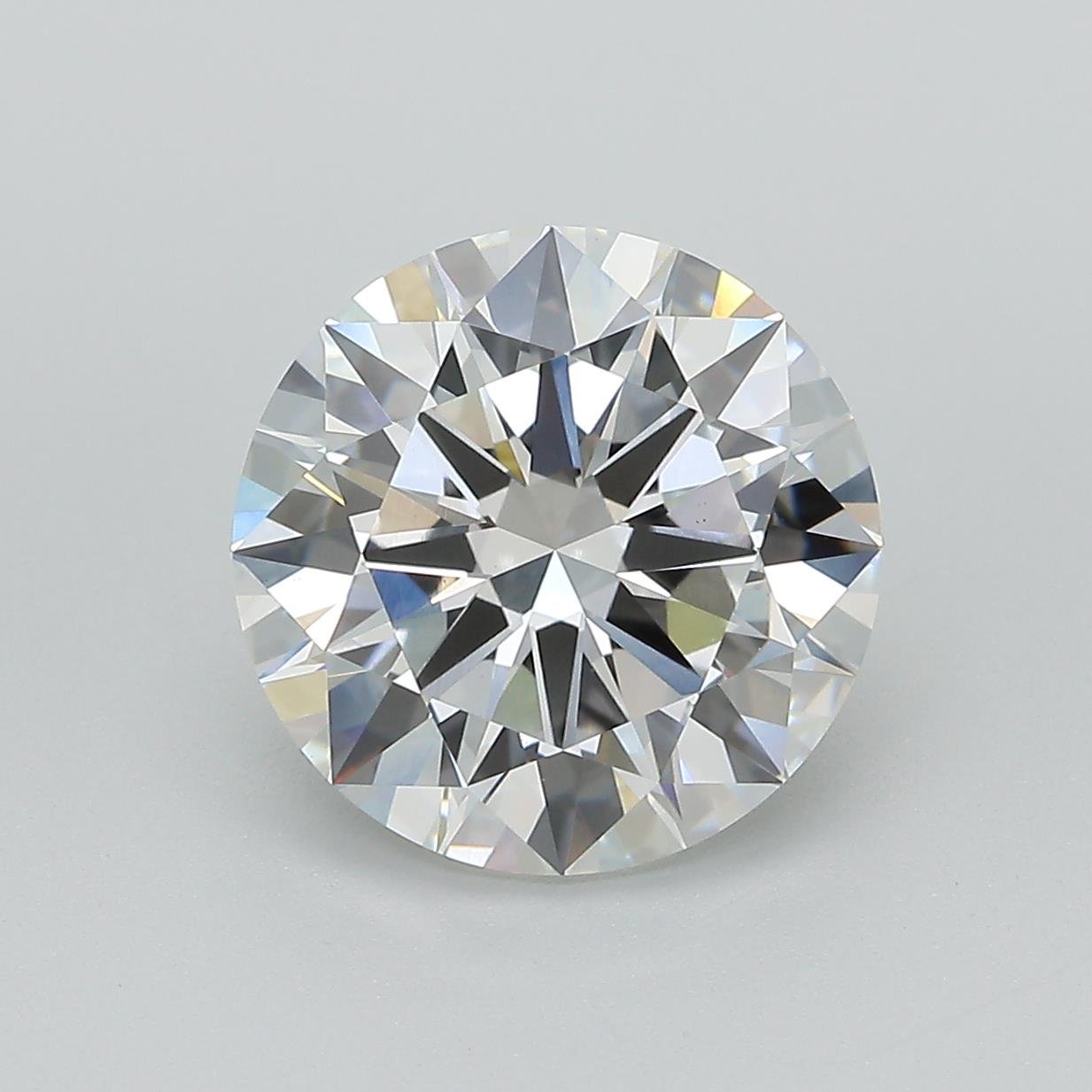 4.10ct E VS1 Excellent Cut Round Lab Grown Diamond