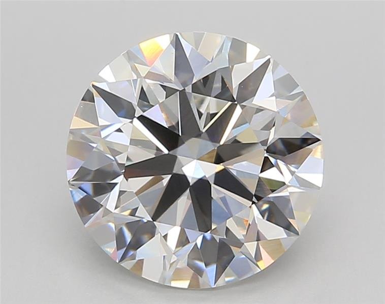 3.04ct F VVS2 Rare Carat Ideal Cut Round Lab Grown Diamond