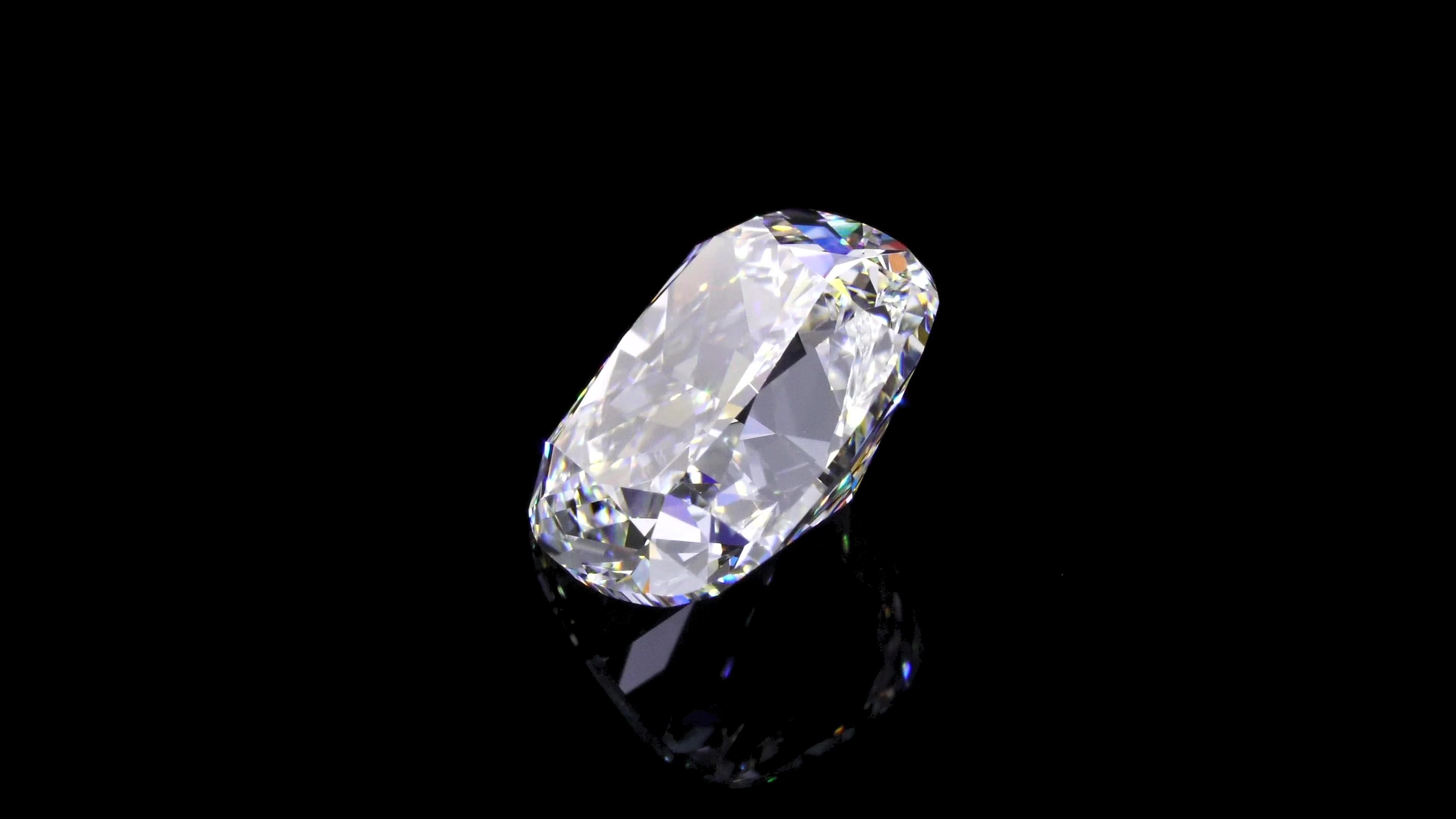 8.04ct D VVS2 Rare Carat Ideal Cut Cushion Diamond