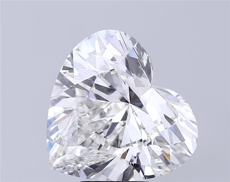8.03ct F VS1 Rare Carat Ideal Cut Heart Lab Grown Diamond