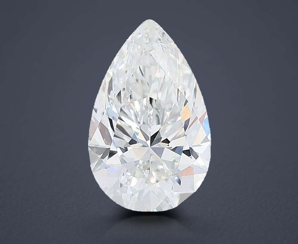 1.23 Carat Pear Lab Diamond