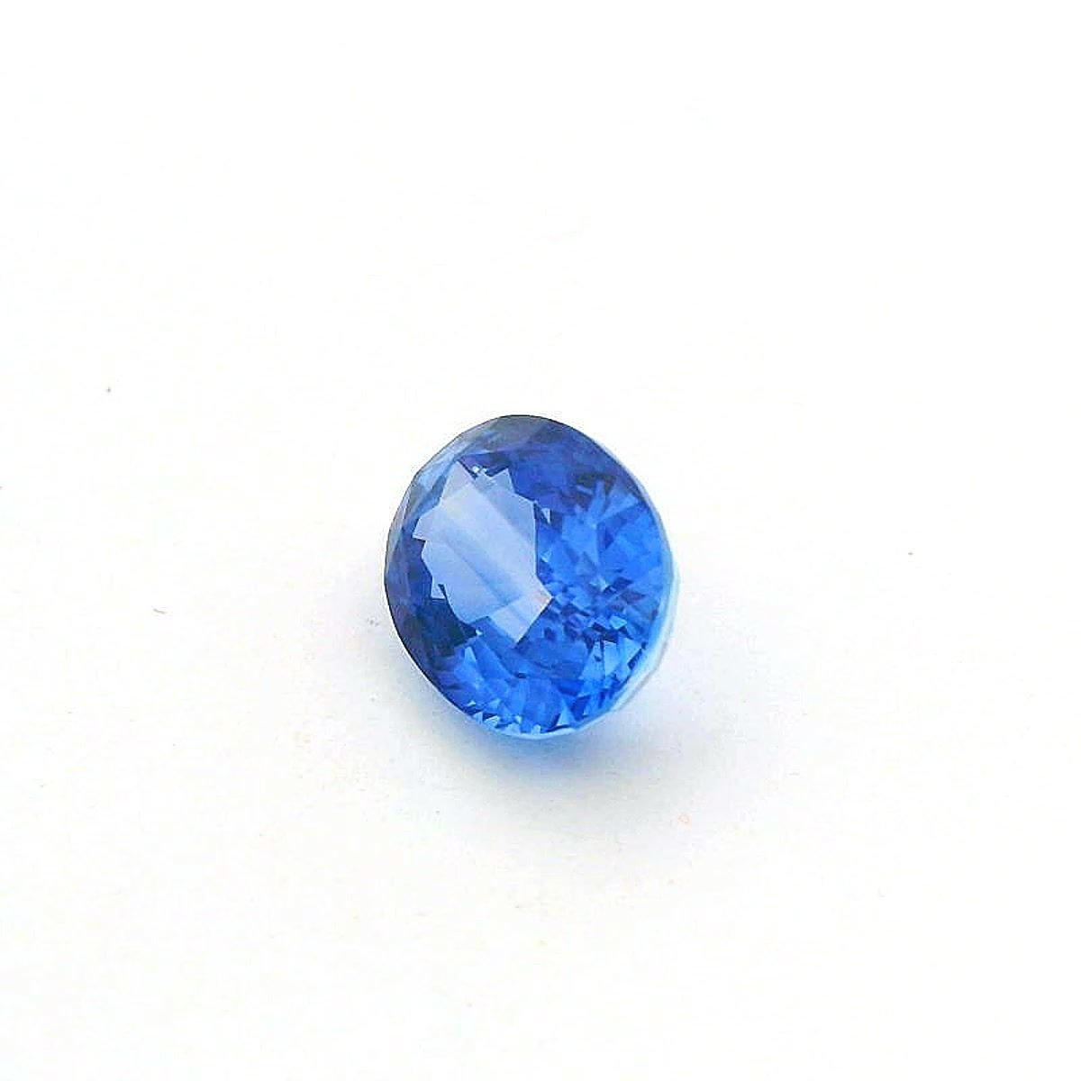 5.02 Carat Blue Oval Sapphire