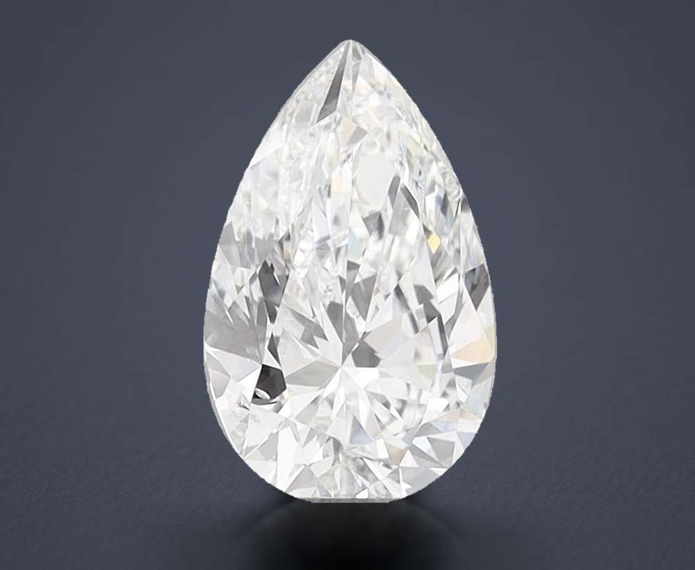 3.00 Carat Pear Lab Diamond