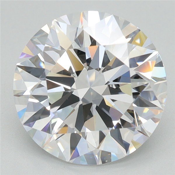 2.45ct D VVS1 Rare Carat Ideal Cut Round Lab Grown Diamond