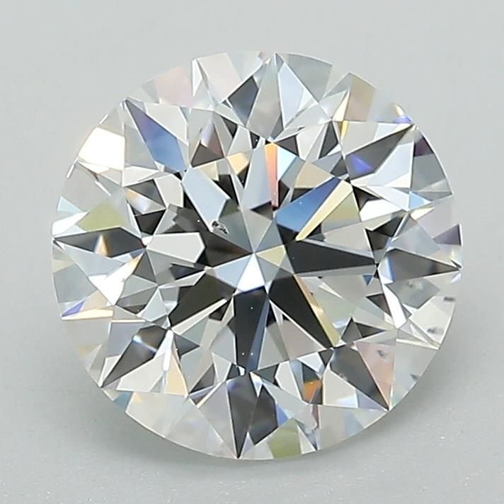 2.28ct D SI1 Rare Carat Ideal Cut Round Lab Grown Diamond