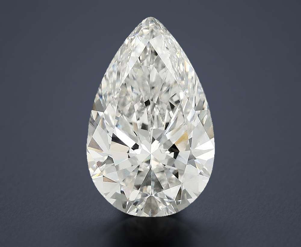 3.00 Carat Pear Lab Diamond
