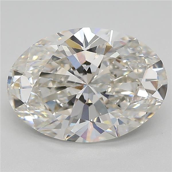 3.45ct H VS1 Rare Carat Ideal Cut Oval Lab Grown Diamond