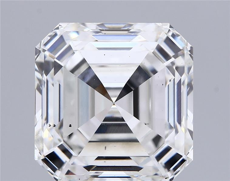 10.26ct F VS2 Rare Carat Ideal Cut Asscher Lab Grown Diamond