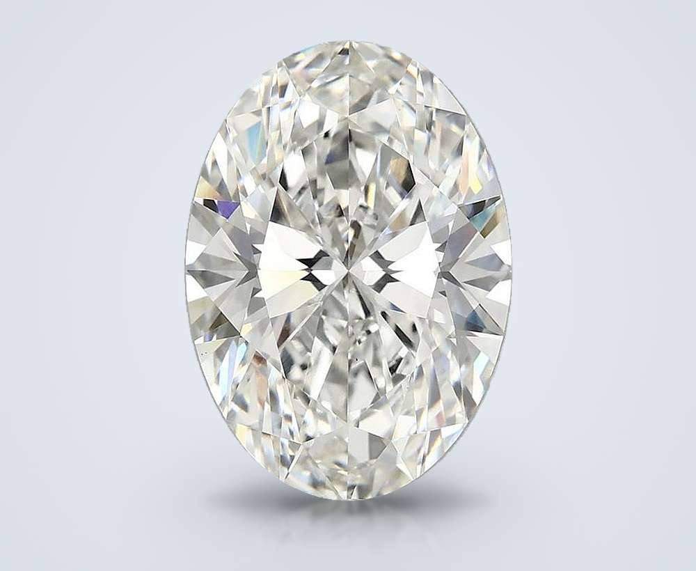 4.77 Carat Oval Lab Diamond