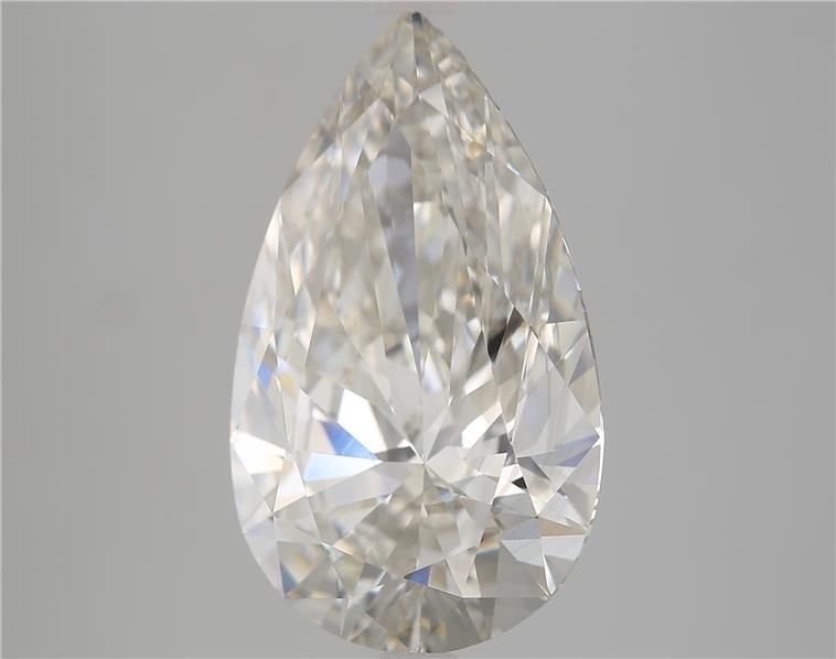 5.08ct H SI1 Rare Carat Ideal Cut Pear Lab Grown Diamond