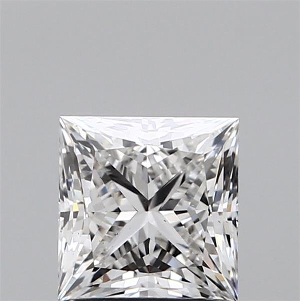 1.28ct G VS2 Rare Carat Ideal Cut Princess Lab Grown Diamond