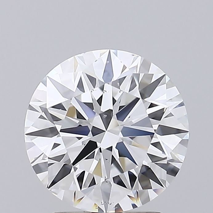 2.06ct D SI1 Rare Carat Ideal Cut Round Lab Grown Diamond