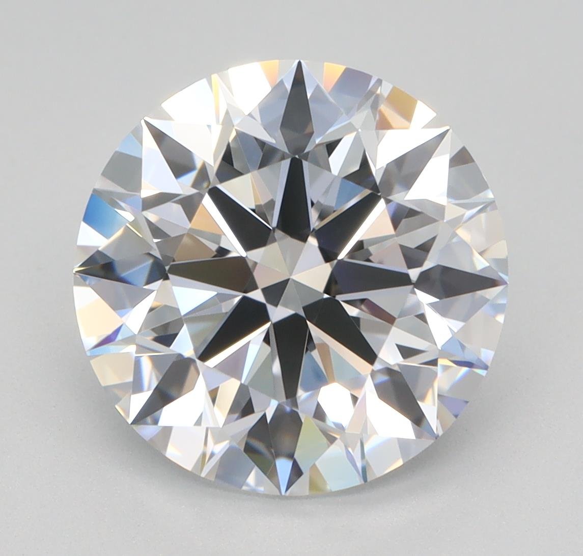 3.22ct D VVS1 Rare Carat Ideal Cut Round Lab Grown Diamond