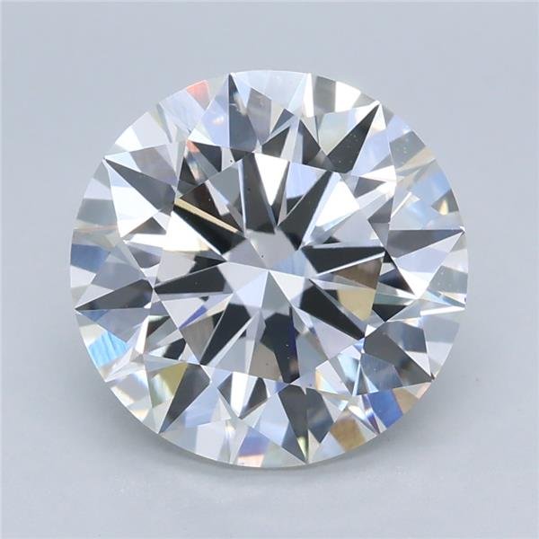 2.59ct E VS1 Rare Carat Ideal Cut Round Lab Grown Diamond