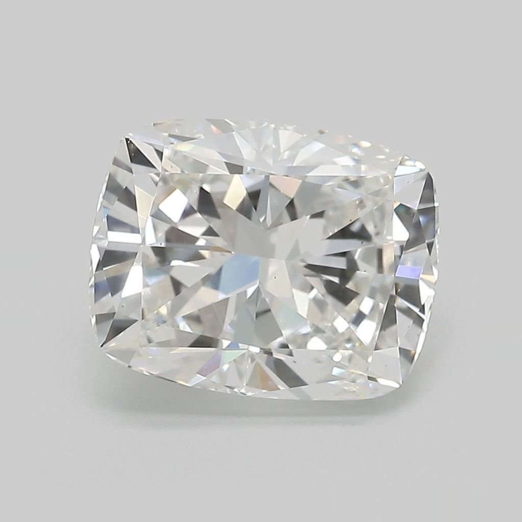 4.03ct F VS2 Very Good Cut Cushion Lab Grown Diamond
