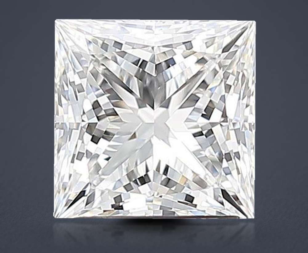 1.60 Carat Princess Lab Diamond