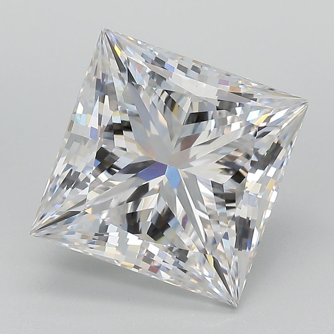 5.50ct E VS1 Rare Carat Ideal Cut Princess Lab Grown Diamond