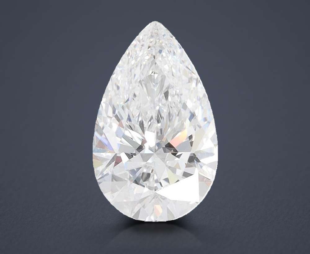 1.46 Carat Pear Lab Diamond